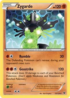 Zygarde - 53/124 (XY Fates Collide) - Deck Exclusives Pokémon trading card