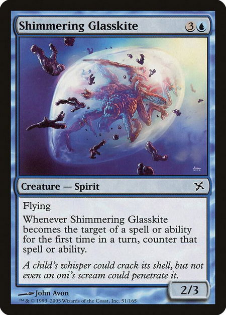 Shimmering Glasskite - Betrayers of Kamigawa Magic: The Gathering trading card