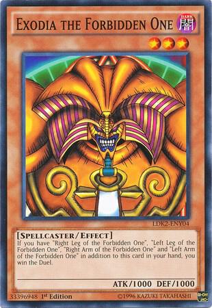 Exodia the Forbidden One - Legendary Decks II YuGiOh trading card