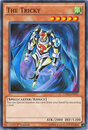 The Tricky trading card from Legendary Decks II The Tricky - Legendary Decks II YuGiOh trading card