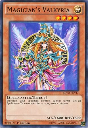 Magician's Valkyria - Legendary Decks II YuGiOh trading card