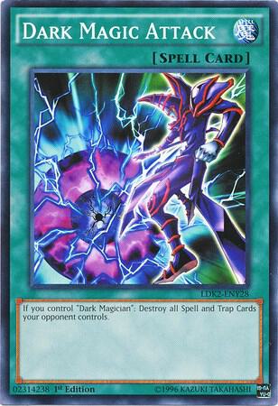 Dark Magic Attack trading card from Legendary Decks II Dark Magic Attack - Legendary Decks II YuGiOh trading card