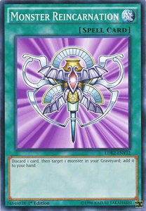 Monster Reincarnation - Legendary Decks II (LDK2) #LDK2-ENY32 - Common / Short Print YuGiOh Trading Card