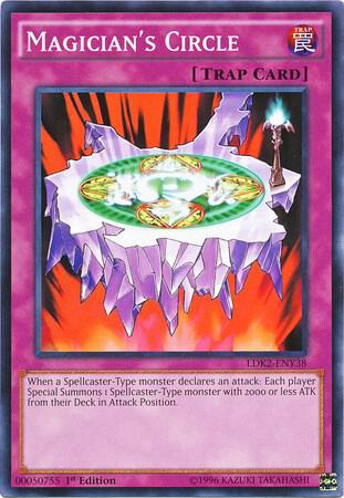 Magician's Circle trading card from Legendary Decks II Magician's Circle - Legendary Decks II YuGiOh trading card