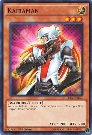 Kaibaman trading card from Legendary Decks II Kaibaman - Legendary Decks II YuGiOh trading card
