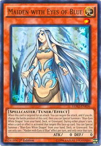 Maiden with Eyes of Blue - Legendary Decks II (LDK2) #LDK2-ENK06 - Ultra Rare YuGiOh Trading Card