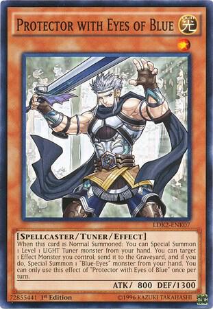 Protector with Eyes of Blue - Legendary Decks II YuGiOh trading card