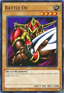 Battle Ox - Legendary Decks II (LDK2) #LDK2-ENK09 - Common / Short Print YuGiOh Trading Card