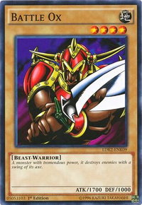 Battle Ox - Legendary Decks II (LDK2) #LDK2-ENK09 - Common / Short Print YuGiOh Trading Card