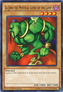 La Jinn the Mystical Genie of the Lamp - Legendary Decks II (LDK2) #LDK2-ENK10 - Common / Short Print YuGiOh Trading Card