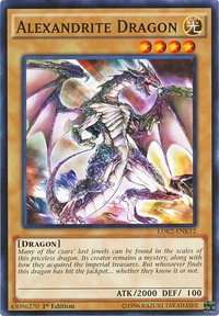 Alexandrite Dragon - Legendary Decks II (LDK2) #LDK2-ENK12 - Common / Short Print YuGiOh Trading Card