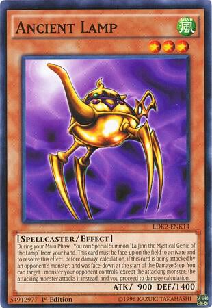 Ancient Lamp trading card from Legendary Decks II Ancient Lamp - Legendary Decks II YuGiOh trading card