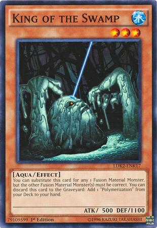 King of the Swamp trading card from Legendary Decks II King of the Swamp - Legendary Decks II YuGiOh trading card
