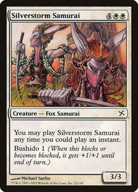 Silverstorm Samurai - Betrayers of Kamigawa (BOK) #22 - Common Magic: The Gathering Trading Card