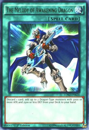 The Melody of Awakening Dragon - Legendary Decks II YuGiOh trading card