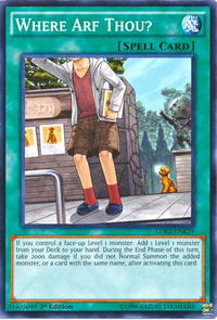 Where Arf Thou? - Legendary Decks II (LDK2) #LDK2-ENK29 - Common / Short Print YuGiOh Trading Card