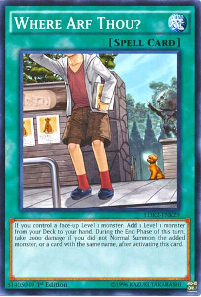 Where Arf Thou? - Legendary Decks II YuGiOh trading card