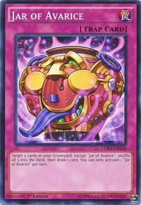 Jar of Avarice - Legendary Decks II (LDK2) #LDK2-ENK38 - Common / Short Print YuGiOh Trading Card