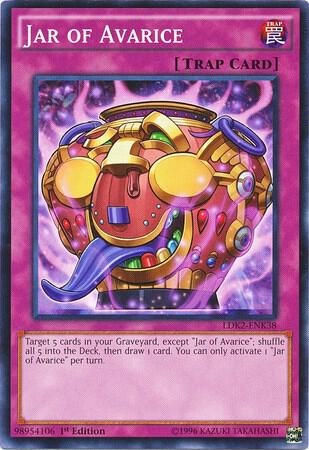 Jar of Avarice - Legendary Decks II YuGiOh trading card