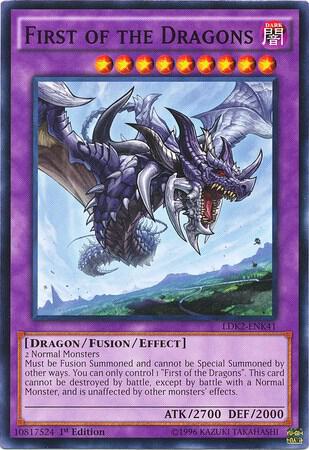 First of the Dragons - Legendary Decks II YuGiOh trading card