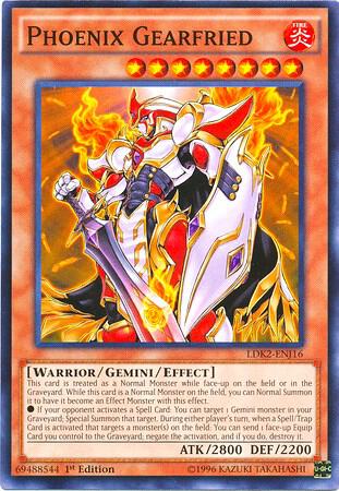 Phoenix Gearfried trading card from Legendary Decks II Phoenix Gearfried - Legendary Decks II YuGiOh trading card