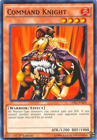 Command Knight trading card from Legendary Decks II Command Knight - Legendary Decks II YuGiOh trading card