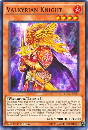 Valkyrian Knight - Legendary Decks II YuGiOh trading card