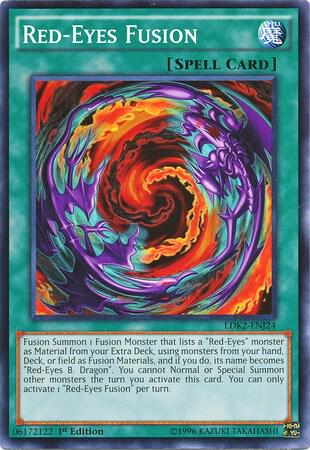 Red-Eyes Fusion - Legendary Decks II YuGiOh trading card