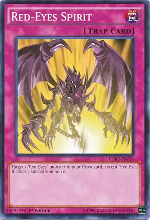 Red-Eyes Spirit - Legendary Decks II YuGiOh trading card