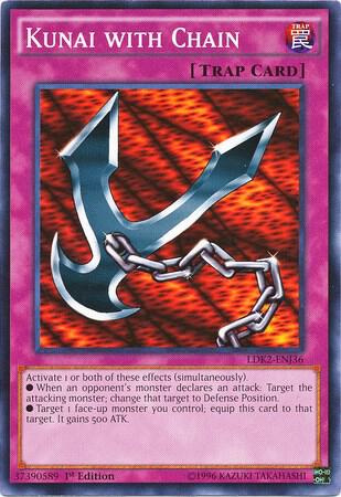 Kunai with Chain - Legendary Decks II YuGiOh trading card