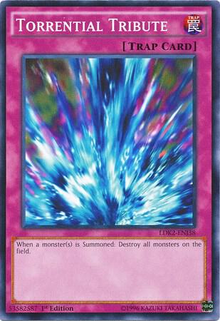 Torrential Tribute - Legendary Decks II YuGiOh trading card