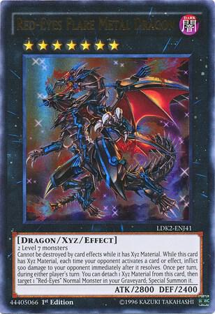 Red-Eyes Flare Metal Dragon - Legendary Decks II YuGiOh trading card
