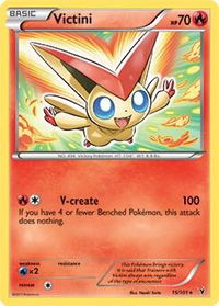 Victini - 15/101 (BW Noble Victories) - Deck Exclusives (PR) #015/101 - Rare Pokémon Trading Card