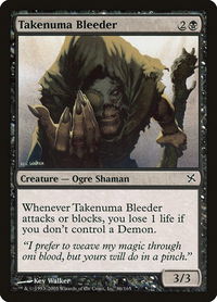 Takenuma Bleeder - Betrayers of Kamigawa (BOK) #86 - Common Magic: The Gathering Trading Card