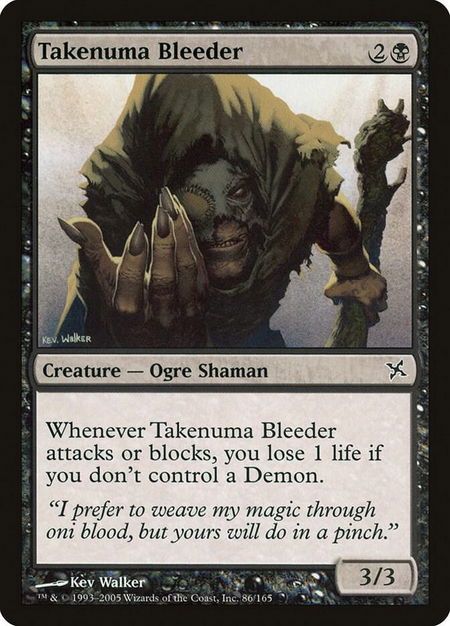 Takenuma Bleeder - Betrayers of Kamigawa Magic: The Gathering trading card