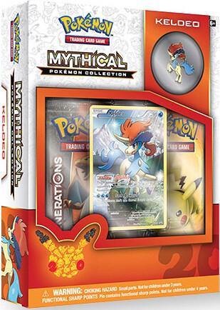 Mythical Pokemon Collection Box [Keldeo] - Generations Pokémon trading card