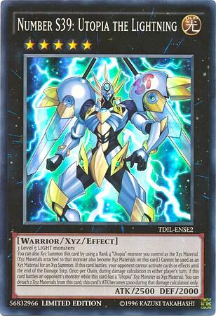 Number S39: Utopia the Lightning trading card from The Dark Illusion Number S39: Utopia the Lightning - The Dark Illusion YuGiOh trading card