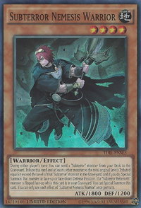 Subterror Nemesis Warrior - The Dark Illusion (TDIL) #TDIL-ENSE3 - Super Rare YuGiOh Trading Card
