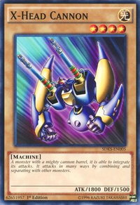 X-Head Cannon - Structure Deck: Seto Kaiba (SDKS) #SDKS-EN005 - Common / Short Print YuGiOh Trading Card