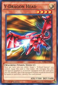 Y-Dragon Head - Structure Deck: Seto Kaiba (SDKS) #SDKS-EN006 - Common / Short Print YuGiOh Trading Card