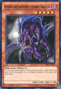 Interplanetarypurplythorny Dragon - Structure Deck: Seto Kaiba (SDKS) #SDKS-EN016 - Common / Short Print YuGiOh Trading Card