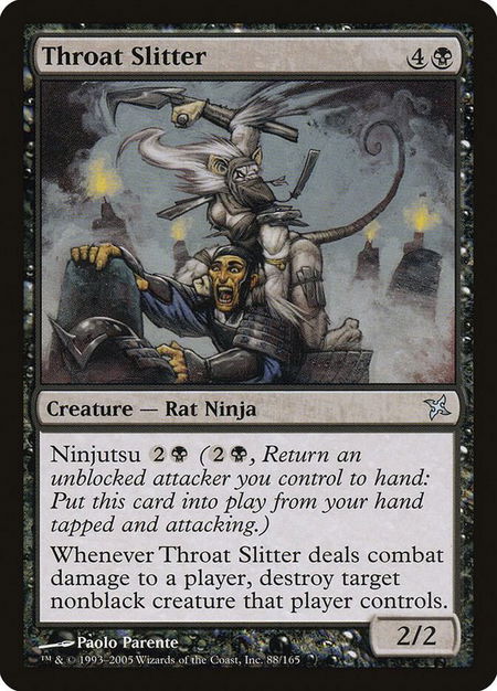 Throat Slitter - Betrayers of Kamigawa Magic: The Gathering trading card