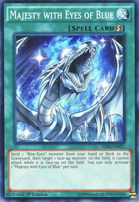 Majesty with Eyes of Blue - Structure Deck: Seto Kaiba (SDKS) #SDKS-EN021 - Common / Short Print YuGiOh Trading Card