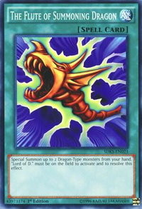 The Flute of Summoning Dragon - Structure Deck: Seto Kaiba (SDKS) #SDKS-EN023 - Common / Short Print YuGiOh Trading Card