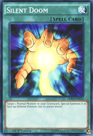 Silent Doom trading card from Structure Deck: Seto Kaiba Silent Doom - Structure Deck: Seto Kaiba YuGiOh trading card