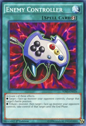 Enemy Controller trading card from Structure Deck: Seto Kaiba Enemy Controller - Structure Deck: Seto Kaiba YuGiOh trading card
