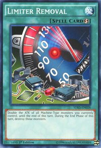 Limiter Removal - Structure Deck: Seto Kaiba (SDKS) #SDKS-EN028 - Common / Short Print YuGiOh Trading Card