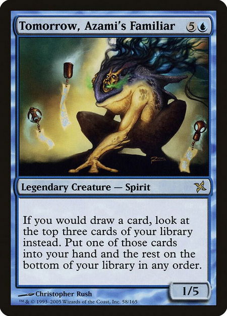 Tomorrow, Azami's Familiar - Betrayers of Kamigawa Magic: The Gathering trading card