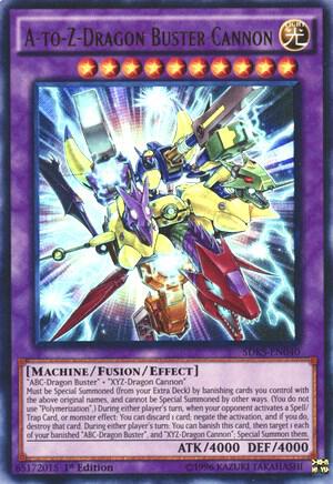 A-to-Z-Dragon Buster Cannon - Structure Deck: Seto Kaiba YuGiOh trading card