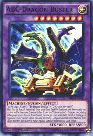 ABC-Dragon Buster - Structure Deck: Seto Kaiba YuGiOh trading card